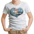 The Wild Heart Howls Youth Apparel - Adult & Kids T-Shirts, Sweatshirts & Hoodies apparel design preview 1