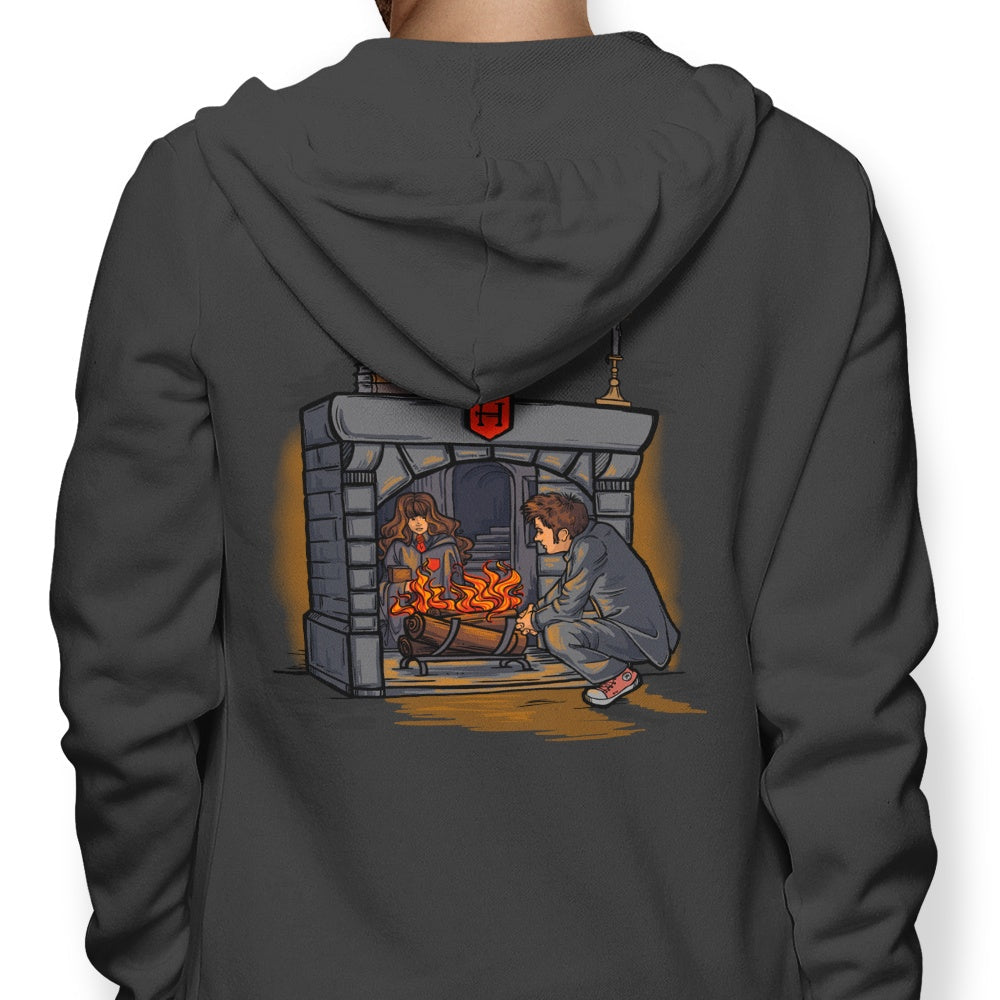 The Witch in Fireplace - Adult & Kids T-Shirts, Sweatshirts & Hoodies apparel design preview 1