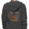 The Witch in Fireplace - Adult & Kids T-Shirts, Sweatshirts & Hoodies apparel design preview 1