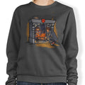 The Witch in Fireplace - Adult & Kids T-Shirts, Sweatshirts & Hoodies apparel design preview 1