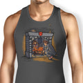 The Witch in Fireplace Tank Top - Adult & Kids T-Shirts, Sweatshirts & Hoodies apparel design preview 1