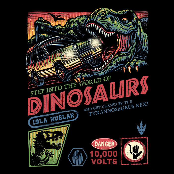 The World of Dinosaurs - Adult & Kids T-Shirts, Sweatshirts & Hoodies apparel design preview 2