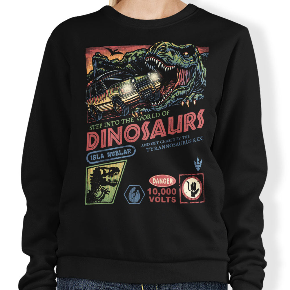 The World of Dinosaurs - Adult & Kids T-Shirts, Sweatshirts & Hoodies apparel design preview 1