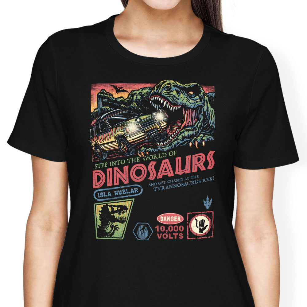 The World of Dinosaurs Women's Apparel - Adult & Kids T-Shirts, Sweatshirts & Hoodies apparel design preview 1
