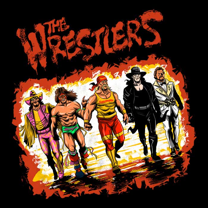 The Wrestlers Men's Apparel - Adult & Kids T-Shirts, Sweatshirts & Hoodies apparel design preview 2