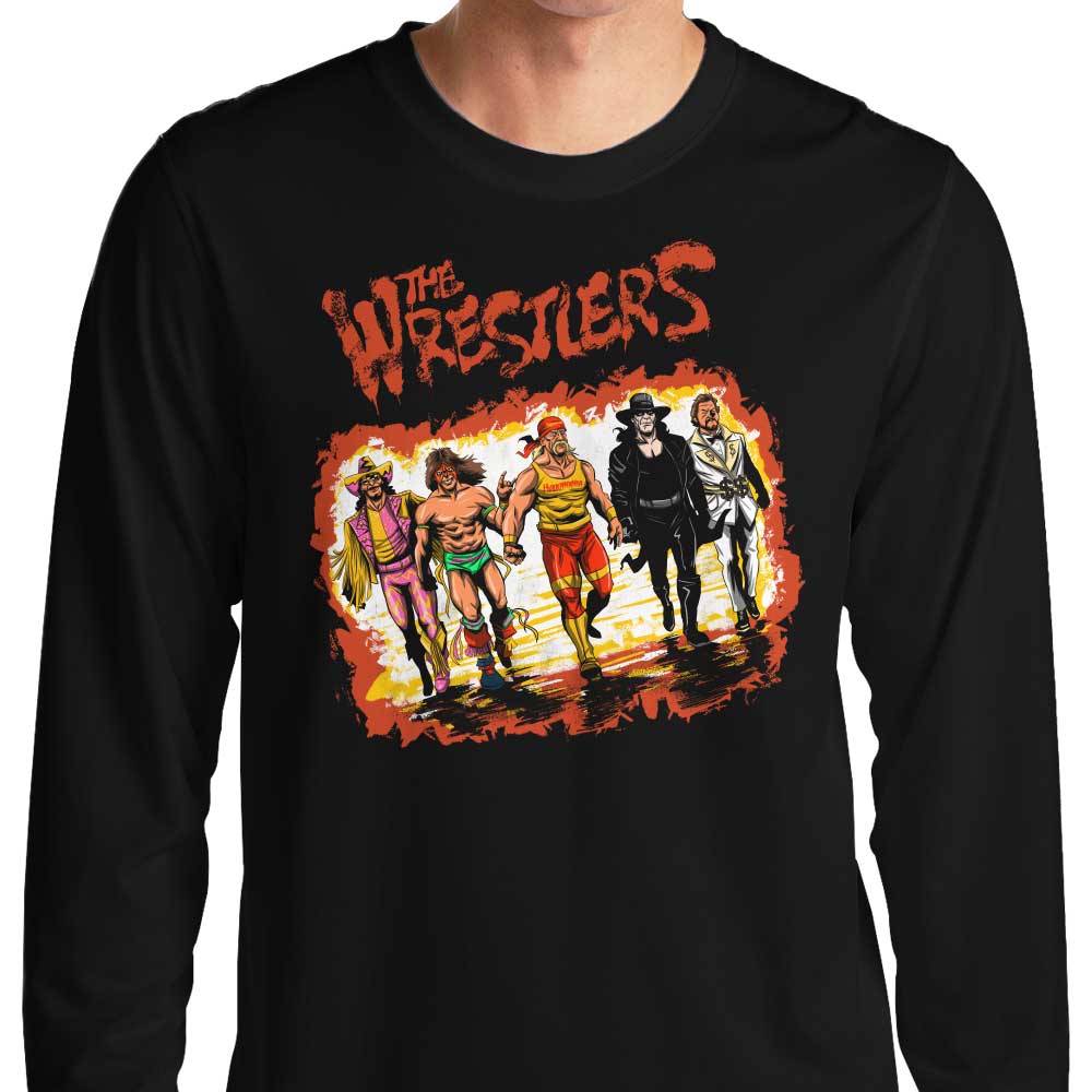 The Wrestlers - Adult & Kids T-Shirts, Sweatshirts & Hoodies apparel design preview 1