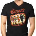 The Wrestlers Men's V-Neck - Adult & Kids T-Shirts, Sweatshirts & Hoodies apparel design preview 1