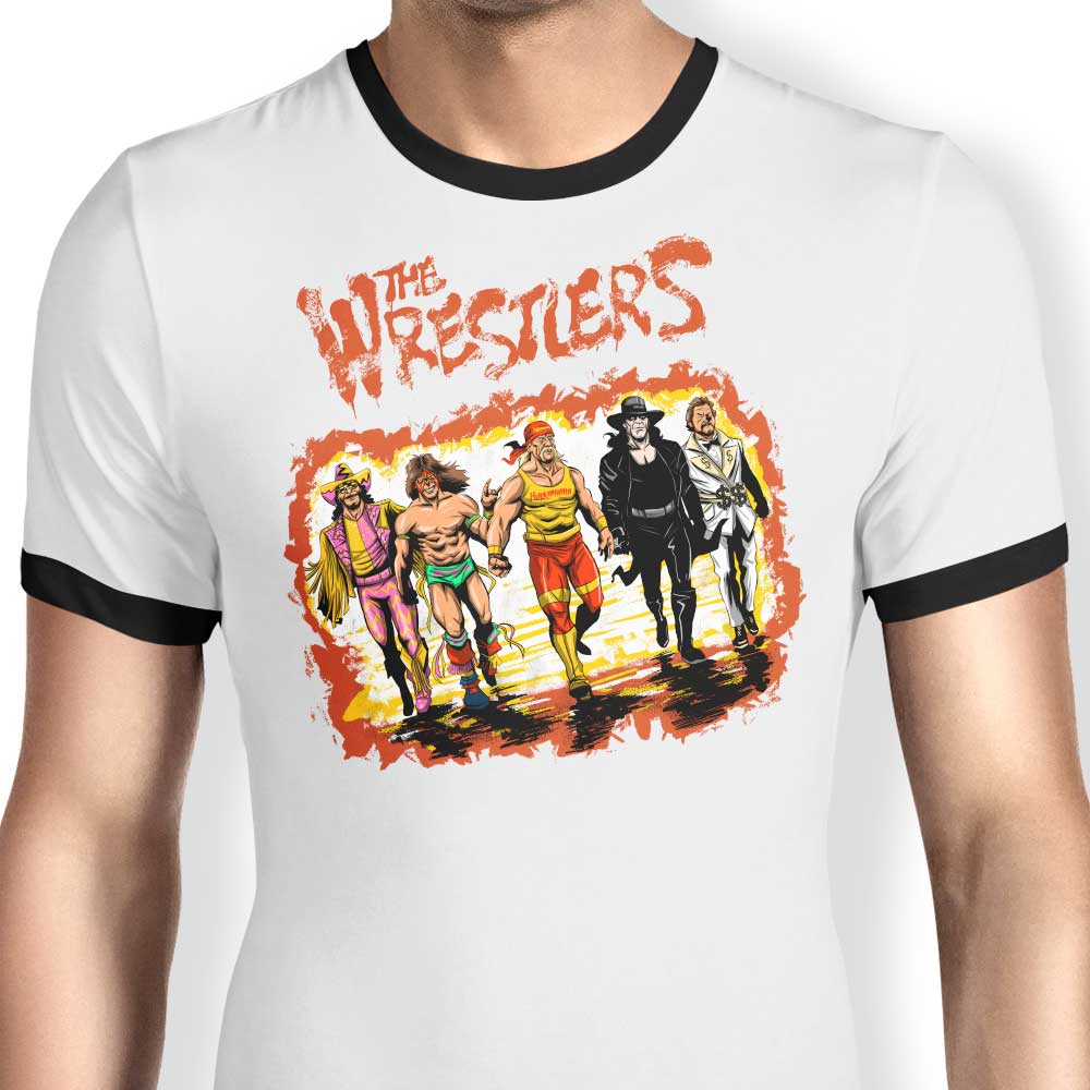 The Wrestlers Ringer - Adult & Kids T-Shirts, Sweatshirts & Hoodies apparel design preview 1