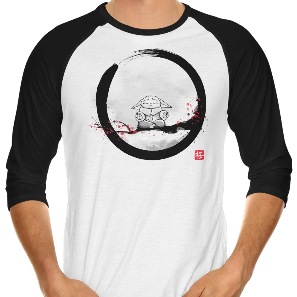 The Zen Kid 3/4 Sleeve Raglan - Adult & Kids T-Shirts, Sweatshirts & Hoodies apparel design preview 1