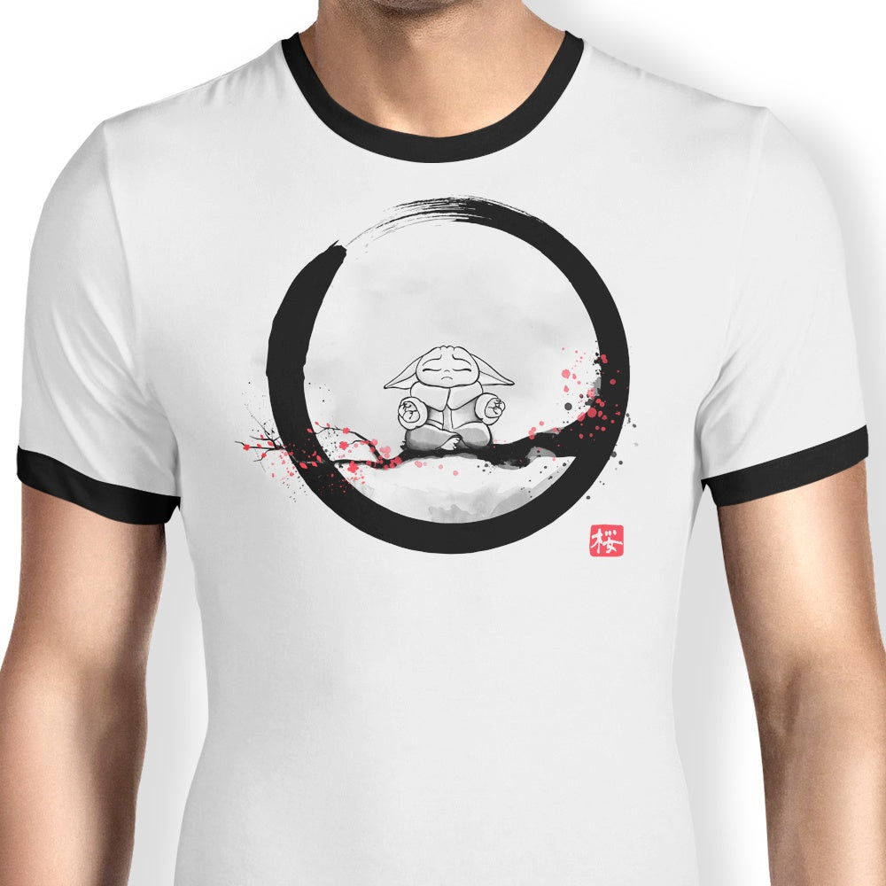 The Zen Kid Ringer - Adult & Kids T-Shirts, Sweatshirts & Hoodies apparel design preview 1