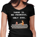 There is No Princess Women's V-Neck - Adult & Kids T-Shirts, Sweatshirts & Hoodies apparel design preview 1