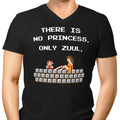 There is No Princess Men's V-Neck - Adult & Kids T-Shirts, Sweatshirts & Hoodies apparel design preview 1