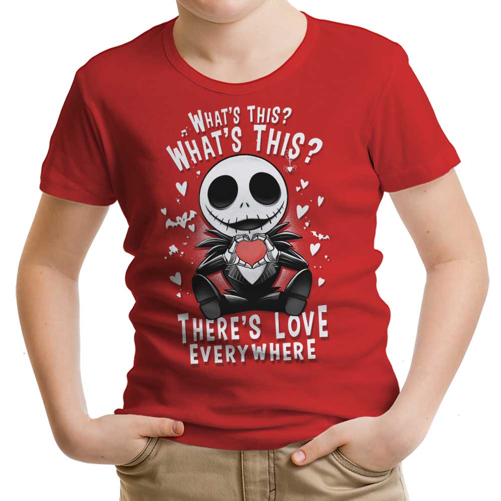 There's Love Everywhere Youth Apparel - Adult & Kids T-Shirts, Sweatshirts & Hoodies apparel design preview 1