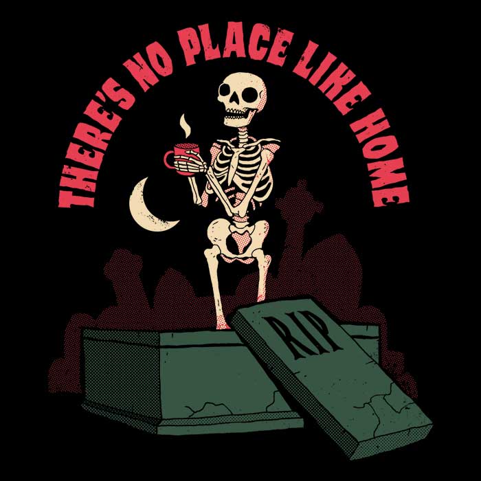 There's No Place Like Home Men's Apparel - Adult & Kids T-Shirts, Sweatshirts & Hoodies apparel design preview 2