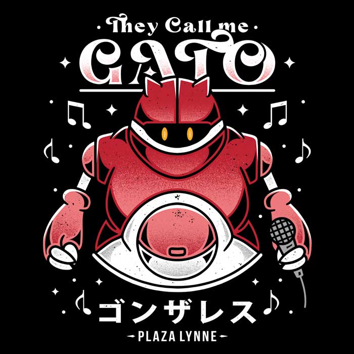 They Call Me Gato Men's Apparel - Adult & Kids T-Shirts, Sweatshirts & Hoodies apparel design preview 2