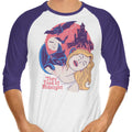 They Feed at Midnight 3/4 Sleeve Raglan - Adult & Kids T-Shirts, Sweatshirts & Hoodies apparel design preview 1