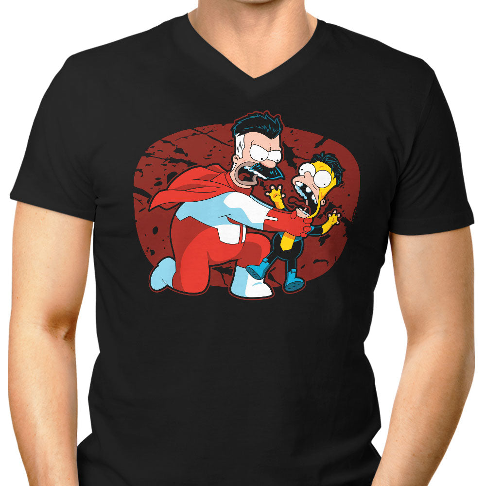 Think You Little Men's V-Neck - Adult & Kids T-Shirts, Sweatshirts & Hoodies apparel design preview 1
