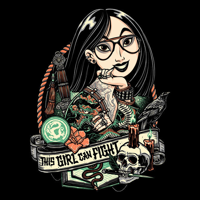 This Girl Can Fight Men's Apparel - Adult & Kids T-Shirts, Sweatshirts & Hoodies apparel design preview 2