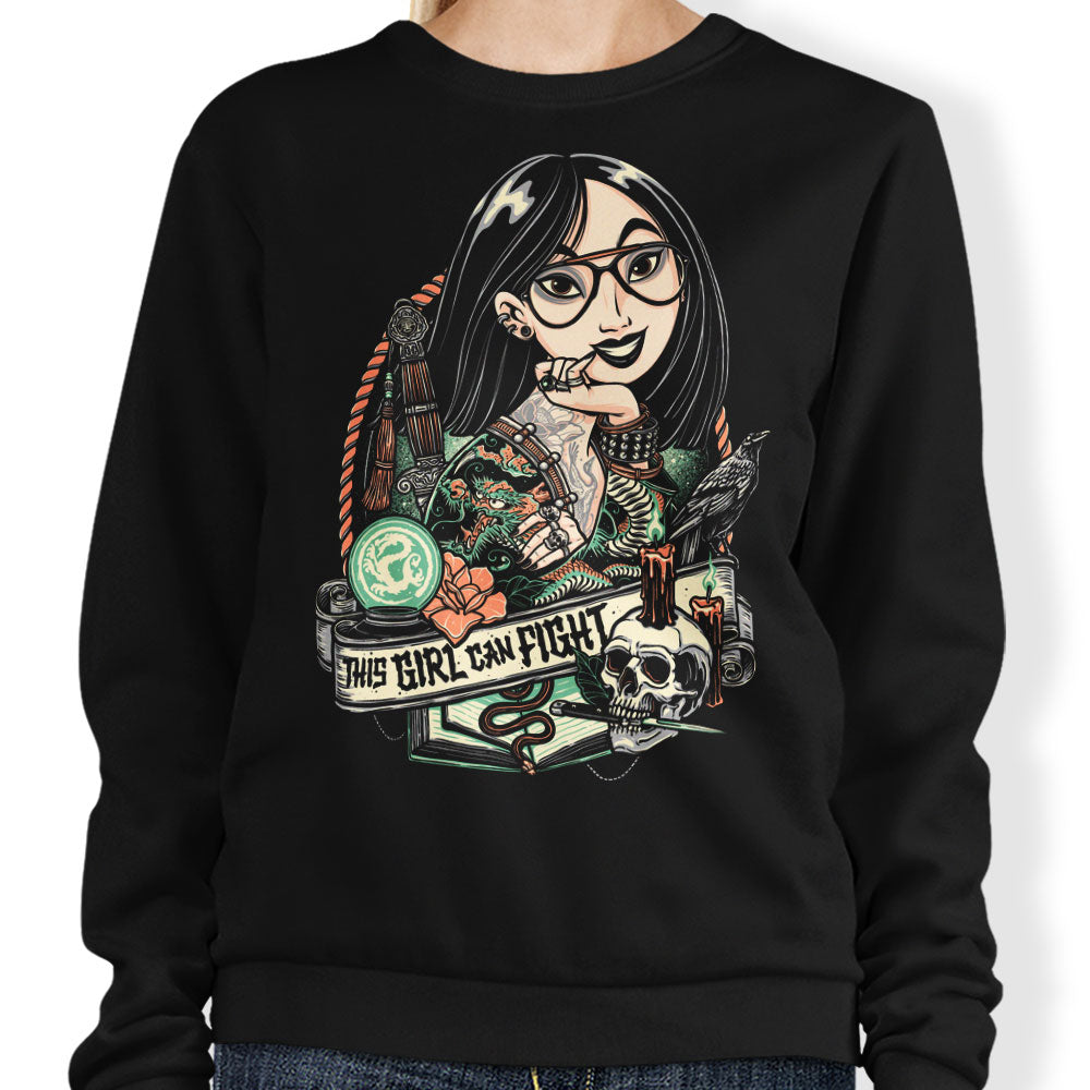 This Girl Can Fight - Adult & Kids T-Shirts, Sweatshirts & Hoodies apparel design preview 1