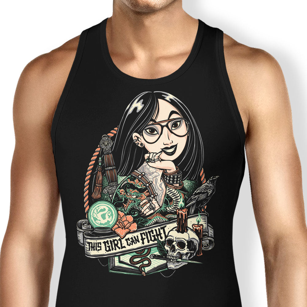 This Girl Can Fight Tank Top - Adult & Kids T-Shirts, Sweatshirts & Hoodies apparel design preview 1