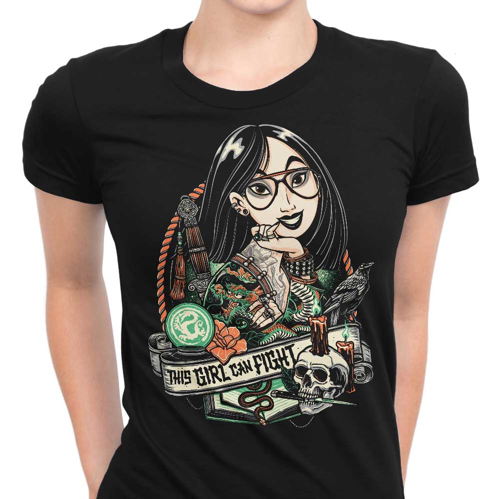 This Girl Can Fight Women's Apparel - Adult & Kids T-Shirts, Sweatshirts & Hoodies apparel design preview 1