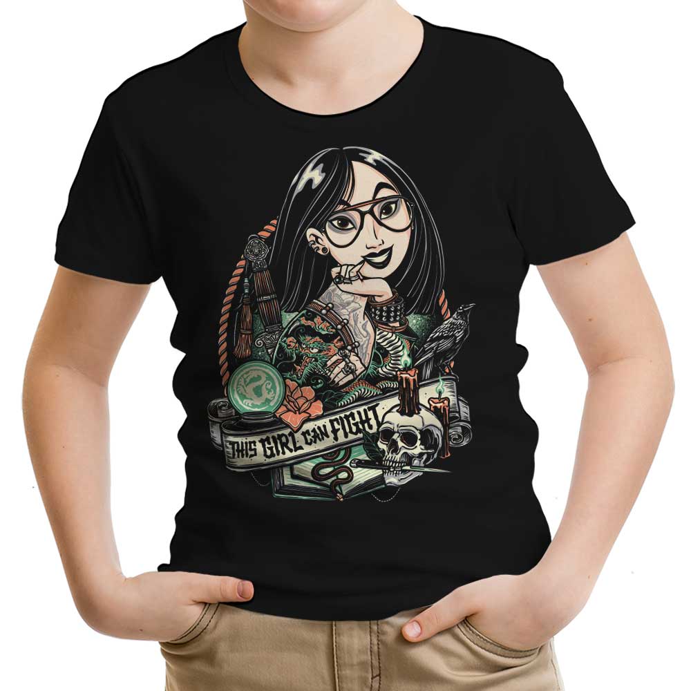 This Girl Can Fight Youth Apparel - Adult & Kids T-Shirts, Sweatshirts & Hoodies apparel design preview 1
