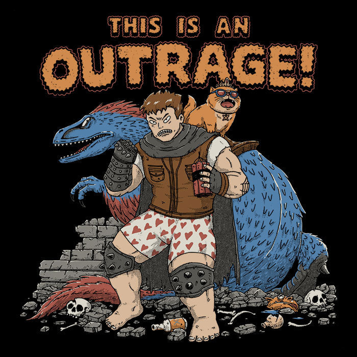 This is an Outrage Men's Apparel - Adult & Kids T-Shirts, Sweatshirts & Hoodies apparel design preview 2