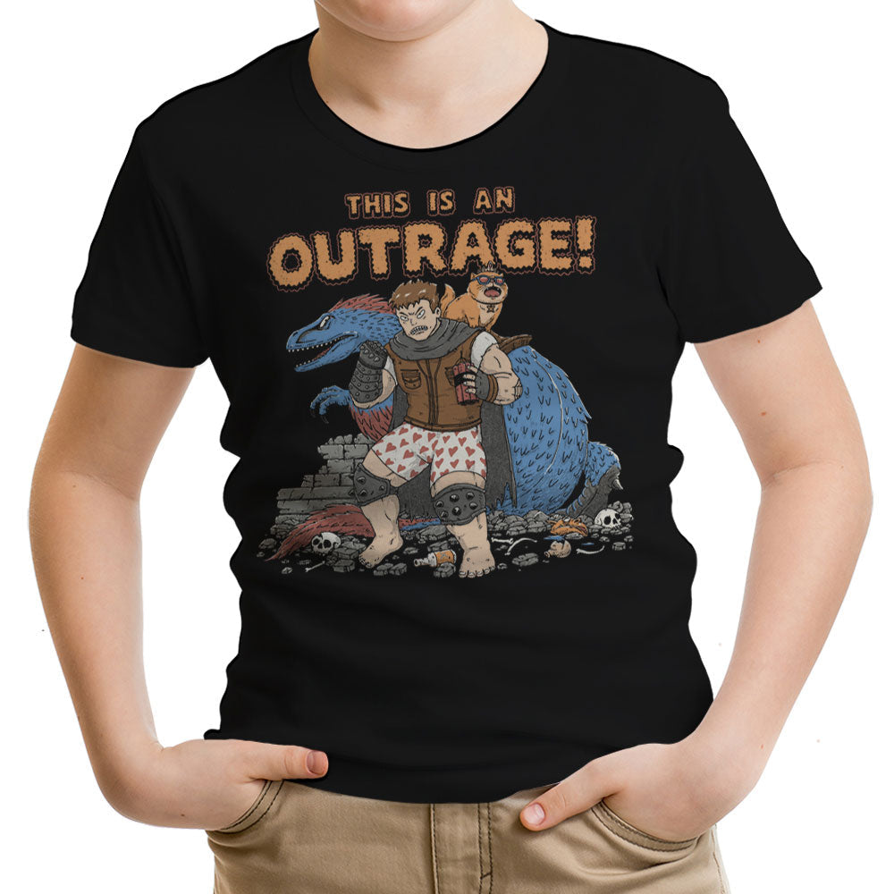 This is an Outrage Youth Apparel - Adult & Kids T-Shirts, Sweatshirts & Hoodies apparel design preview 1
