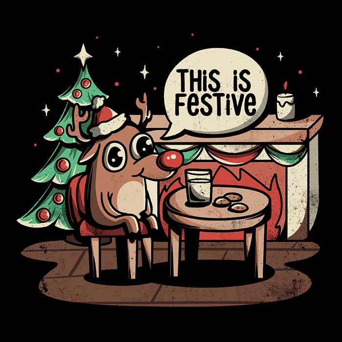 This is Festive - Adult & Kids T-Shirts, Sweatshirts & Hoodies apparel design preview 2