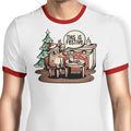 This is Festive Ringer - Adult & Kids T-Shirts, Sweatshirts & Hoodies apparel design preview 1