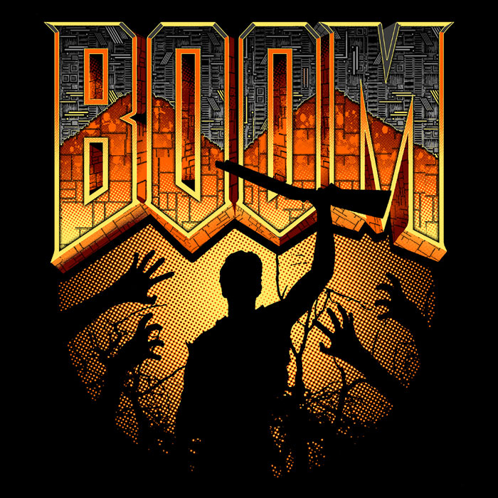 This is My Boomstick Men's V-Neck - Adult & Kids T-Shirts, Sweatshirts & Hoodies apparel design preview 2