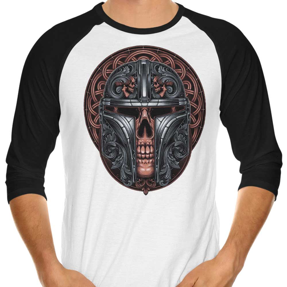 This is the Skull 3/4 Sleeve Raglan - Adult & Kids T-Shirts, Sweatshirts & Hoodies apparel design preview 1