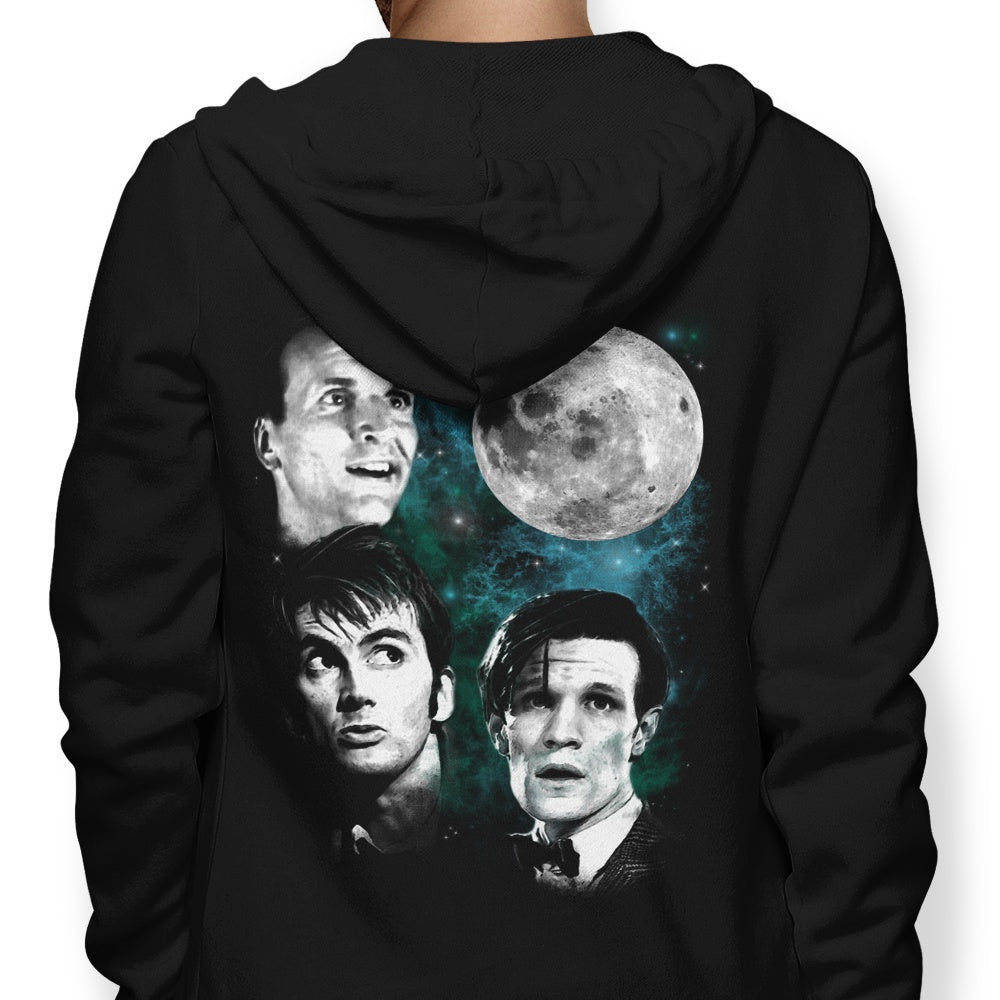 Three Doctor Moon - Adult & Kids T-Shirts, Sweatshirts & Hoodies apparel design preview 1