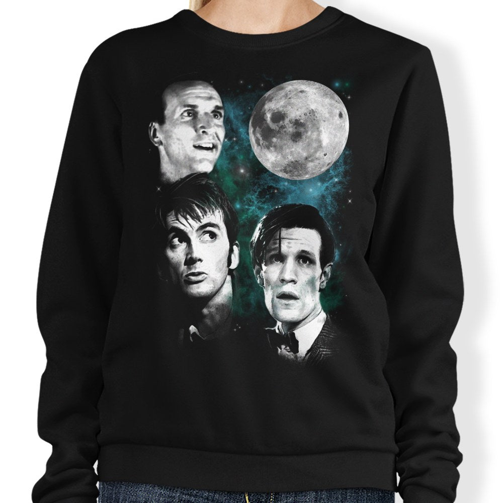 Three Doctor Moon - Adult & Kids T-Shirts, Sweatshirts & Hoodies apparel design preview 1