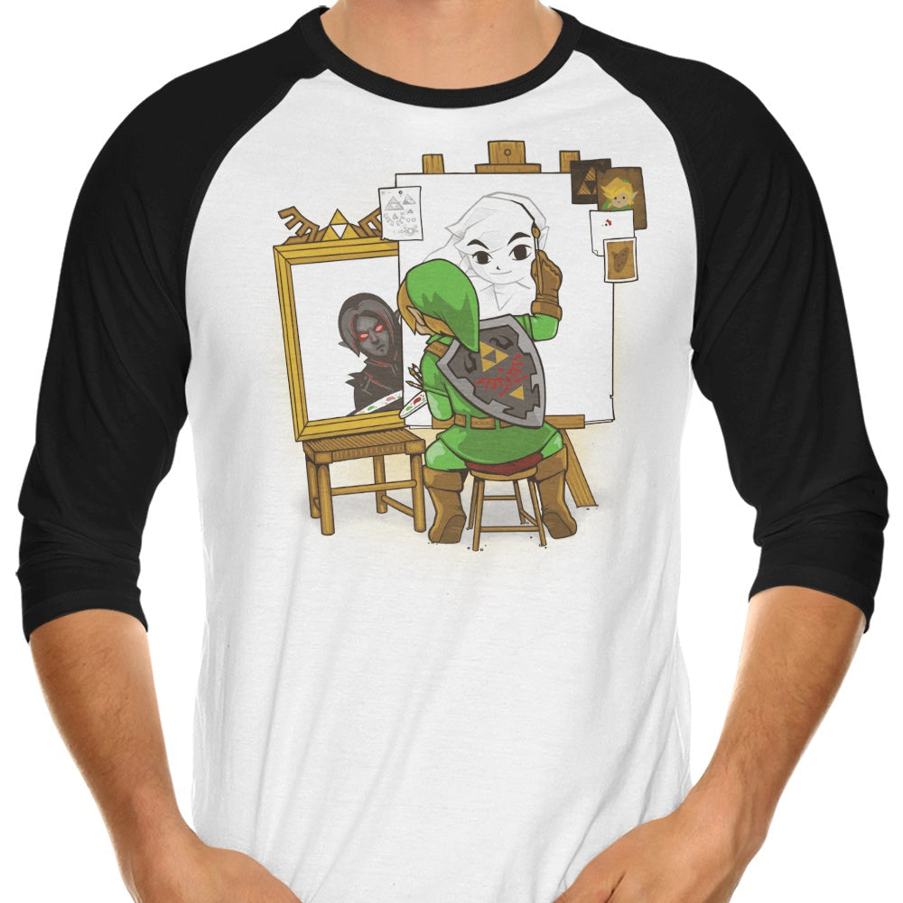 Three Links 3/4 Sleeve Raglan - Adult & Kids T-Shirts, Sweatshirts & Hoodies apparel design preview 1