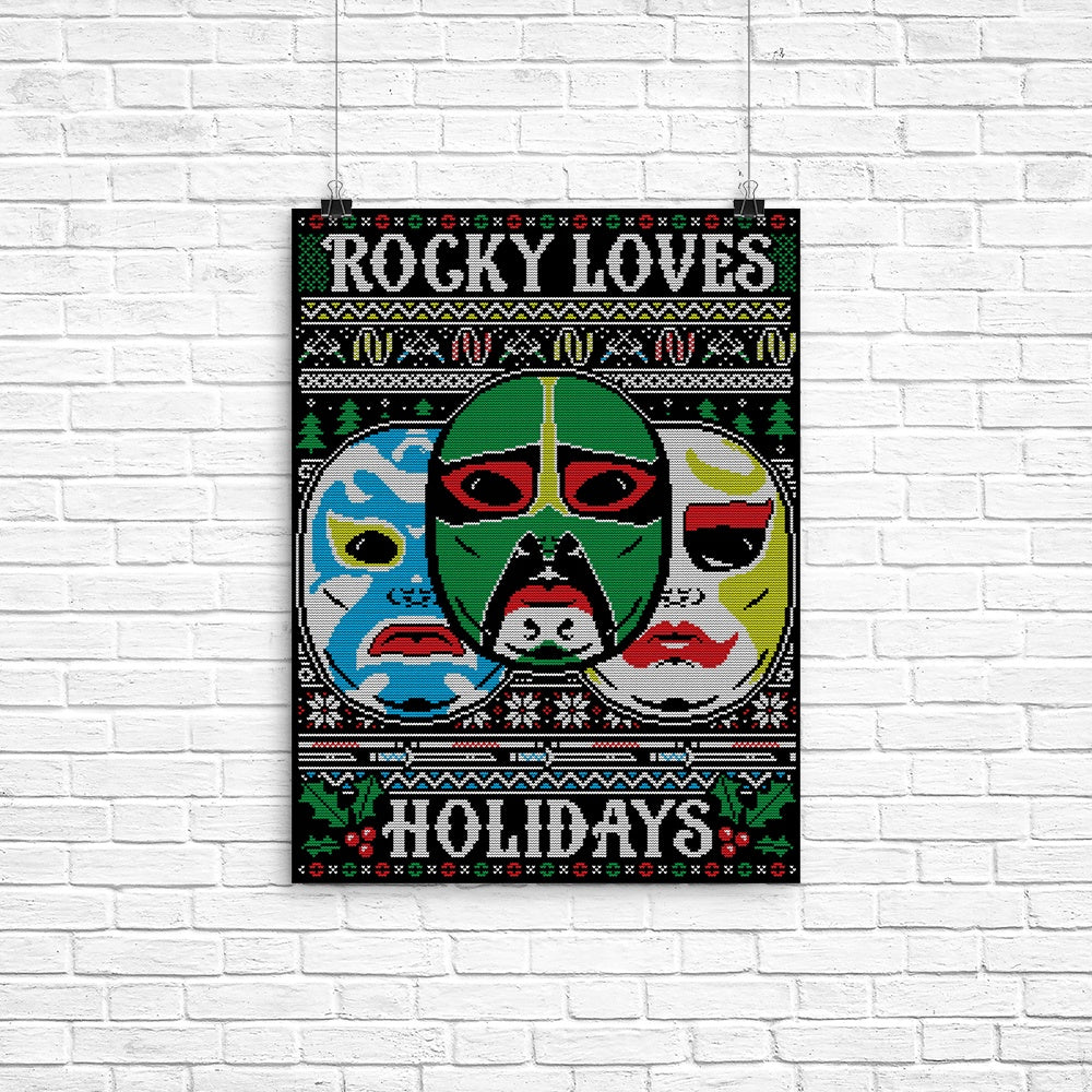 Three Ninja Holidays Poster - Adult & Kids T-Shirts, Sweatshirts & Hoodies apparel design preview 1