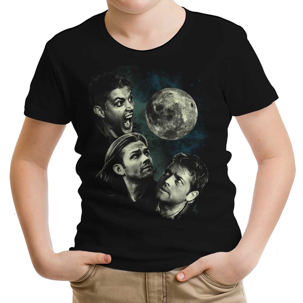 Three Super Moon Youth Apparel - Adult & Kids T-Shirts, Sweatshirts & Hoodies apparel design preview 1