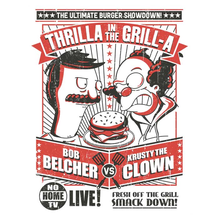 Thrilla in the Grill-a Youth Apparel - Adult & Kids T-Shirts, Sweatshirts & Hoodies apparel design preview 2