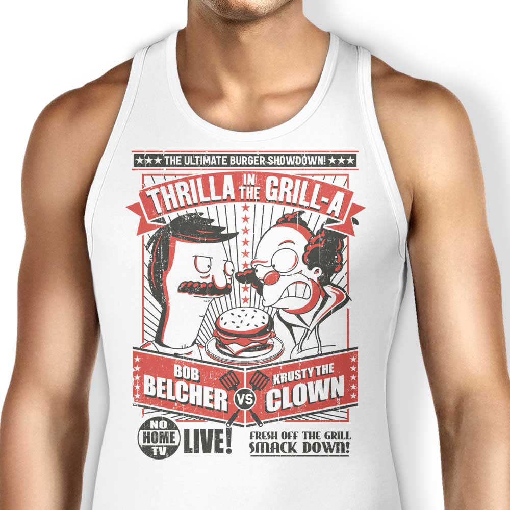 Thrilla in the Grill-a Tank Top - Adult & Kids T-Shirts, Sweatshirts & Hoodies apparel design preview 1