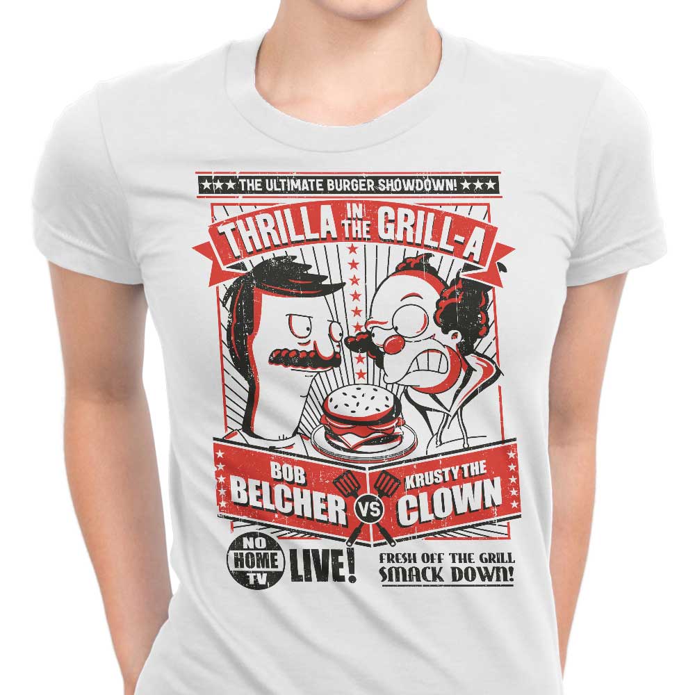 Thrilla in the Grill-a Women's Apparel - Adult & Kids T-Shirts, Sweatshirts & Hoodies apparel design preview 1