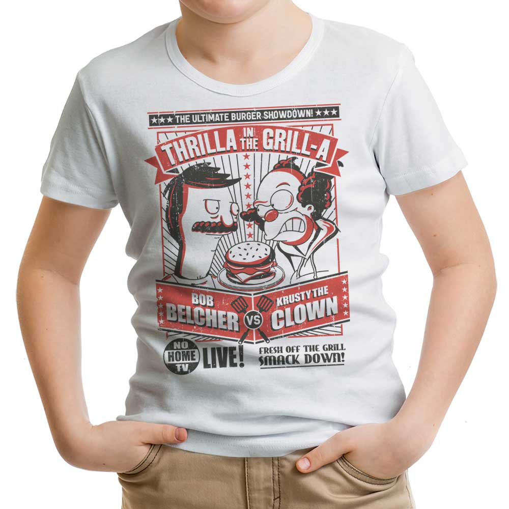Thrilla in the Grill-a Youth Apparel - Adult & Kids T-Shirts, Sweatshirts & Hoodies apparel design preview 1