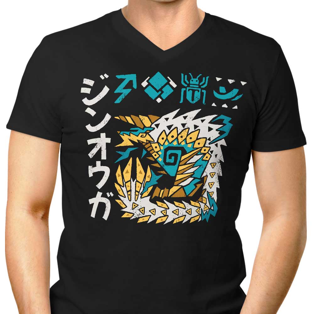 Thunder Incarnate Men's V-Neck - Adult & Kids T-Shirts, Sweatshirts & Hoodies apparel design preview 1