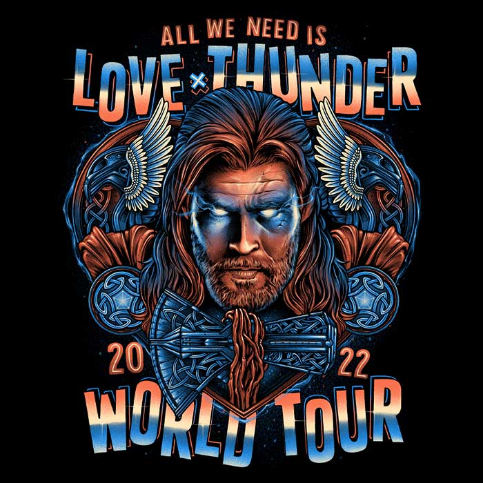 Thunder World Tour Men's Apparel - Adult & Kids T-Shirts, Sweatshirts & Hoodies apparel design preview 2