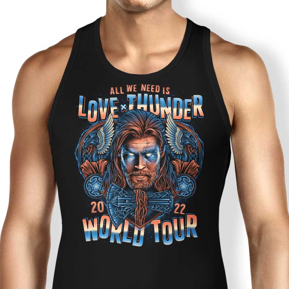 Thunder World Tour Tank Top - Adult & Kids T-Shirts, Sweatshirts & Hoodies apparel design preview 1