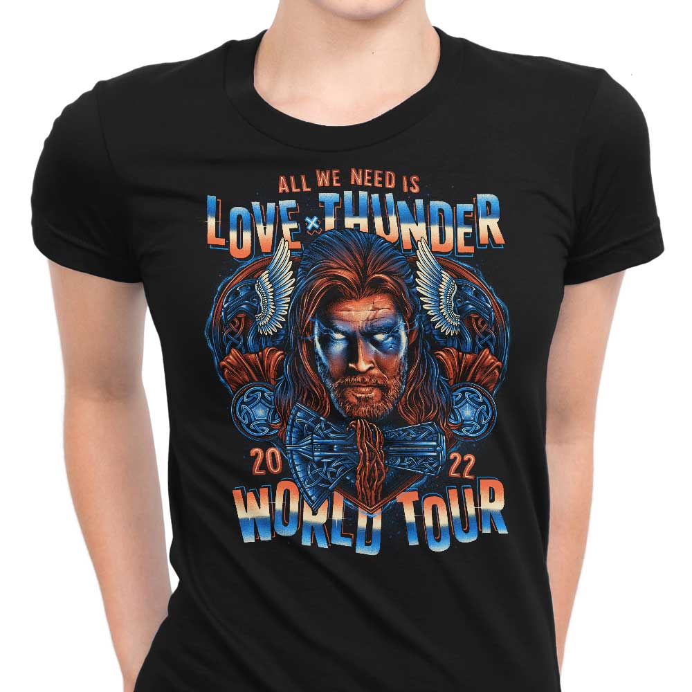 Thunder World Tour Women's Apparel - Adult & Kids T-Shirts, Sweatshirts & Hoodies apparel design preview 1