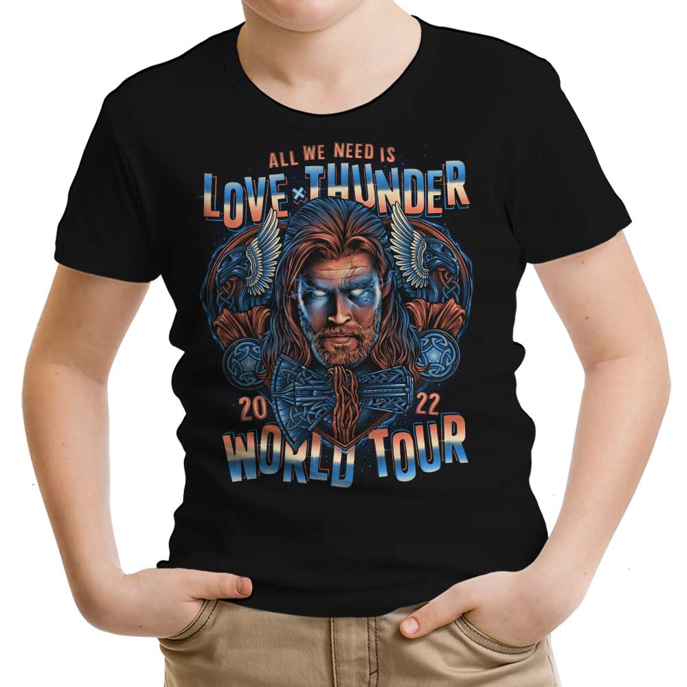 Thunder World Tour Youth Apparel - Adult & Kids T-Shirts, Sweatshirts & Hoodies apparel design preview 1