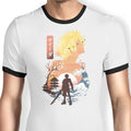 Tidus Ukiyo-e Ringer - Adult & Kids T-Shirts, Sweatshirts & Hoodies apparel design preview 1
