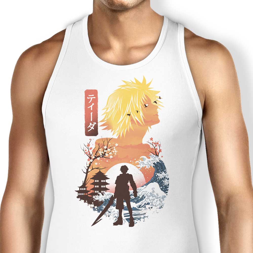 Tidus Ukiyo-e Tank Top - Adult & Kids T-Shirts, Sweatshirts & Hoodies apparel design preview 1