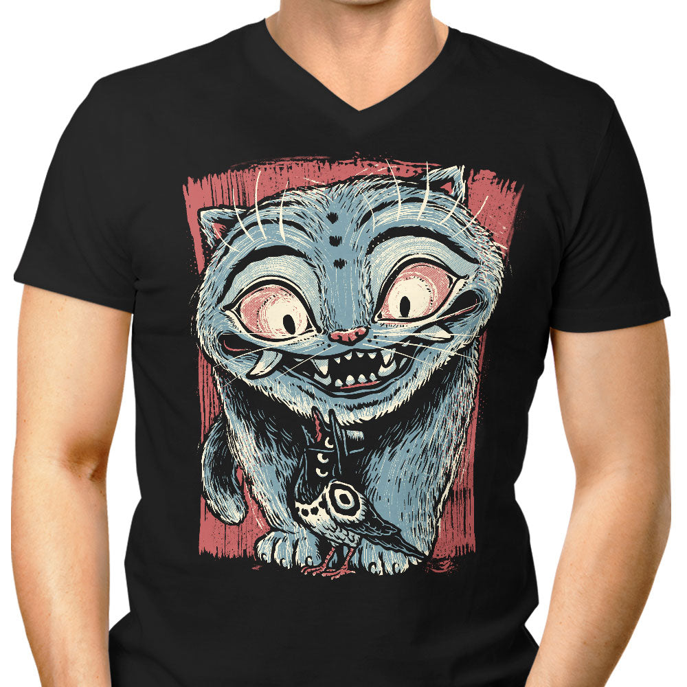 Tiger and Crow Duo Men's V-Neck - Adult & Kids T-Shirts, Sweatshirts & Hoodies apparel design preview 1
