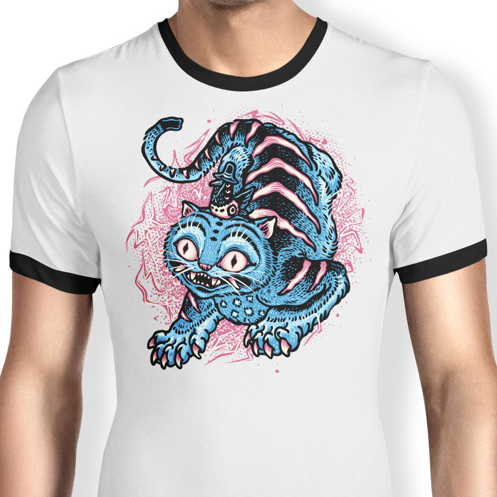 Tiger Companion Ringer - Adult & Kids T-Shirts, Sweatshirts & Hoodies apparel design preview 1